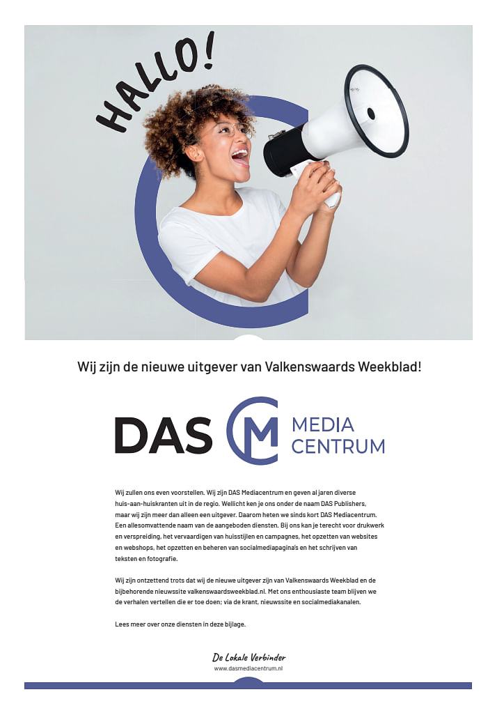 Vakman Attent Toezicht houden DAS Mediacentrum: Nieuwe uitgever Valkenswaards Weekblad - Al het nieuws  uit Valkenswaard