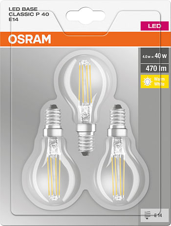 Promoties Lamp Led Osram Filament Classic Model E14 4w 470 Lumen - Osram - Geldig van 20/08/2019 tot 23/09/2019 bij Zelfbouwmarkt