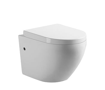 Promotions Toilet Gary Incl Soft-close Toiletbril Wit - Alles voor je renovatie, nieuwbouwproject & interieur! - Belbano - Valide de 20/08/2019 à 23/09/2019 chez Zelfbouwmarkt