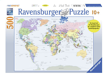 Promoties Ravensburger puzzel Wereldkaart - Ravensburger - Geldig van 05/09/2019 tot 30/09/2019 bij Dreamland