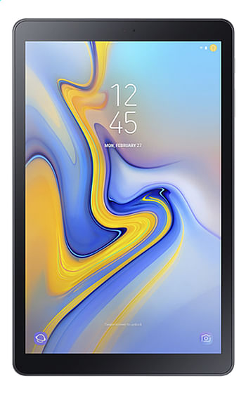 Promoties Samsung tablette Galaxy Tab A 2018 W-Fi 10.5"" 32 Go gris - Samsung - Geldig van 05/09/2019 tot 30/09/2019 bij Dreamland