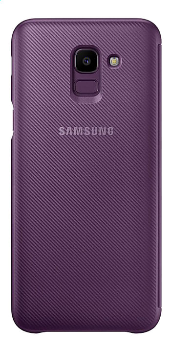 Promotions Samsung Wallet Cover pour Galaxy J6 mauve - Samsung - Valide de 05/09/2019 à 30/09/2019 chez Dreamland