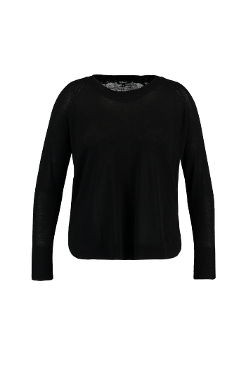 Promoties MS Mode Dames Dunne trui met ribpatroon Zwart - Huismerk - MS Mode - Geldig van 12/09/2019 tot 30/09/2019 bij MS Mode
