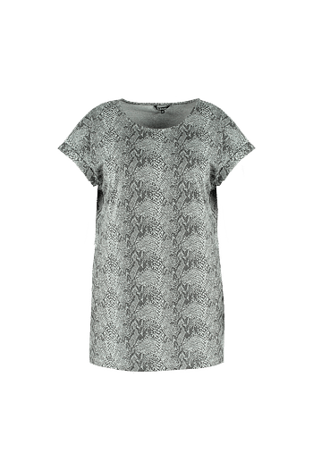 Promoties MS Mode Dames Lang T-shirt Zwart - Huismerk - MS Mode - Geldig van 13/09/2019 tot 29/09/2019 bij MS Mode