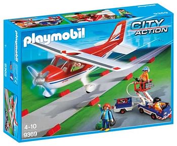 Promoties 9369 Sportvliegtuig en crew - Playmobil - Geldig van 28/09/2019 tot 13/10/2019 bij ToyChamp