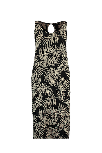 Promoties MS Mode Dames Lange mouwloze jurk Zwart - Huismerk - MS Mode - Geldig van 30/09/2019 tot 13/10/2019 bij MS Mode