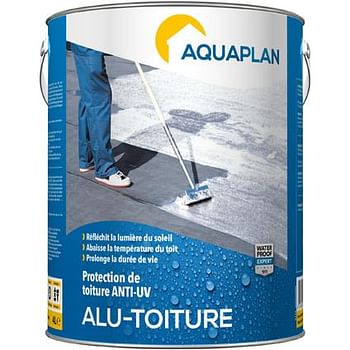 Promotions Solution étance Alu-toiture Aquaplan 4 L - Aquaplan - Valide de 09/10/2019 à 21/10/2019 chez Brico