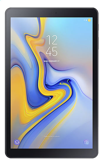 Promoties Samsung tablet Galaxy Tab A 2018 10.5"" 32 GB zwart - Samsung - Geldig van 17/10/2019 tot 04/12/2019 bij Dreamland