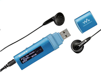 Promoties Sony Mp3-speler NWZB183 4 GB blauw - Sony - Geldig van 17/10/2019 tot 04/12/2019 bij Dreamland
