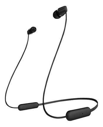 Promoties Sony Bluetooth-oortelefoon WI-C200 zwart - Sony - Geldig van 10/10/2019 tot 29/10/2019 bij Dreamland