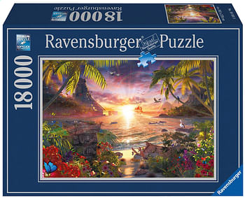 Promotions Ravensburger puzzel Paradijs zonsondergang - Ravensburger - Valide de 17/10/2019 à 04/12/2019 chez Dreamland