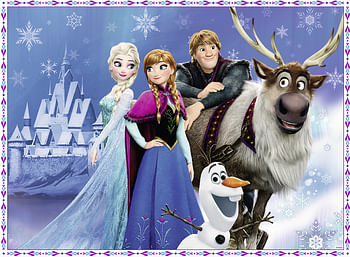Promoties Ravensburger XXL puzzel Disney Frozen De vrienden bij het paleis - Ravensburger - Geldig van 17/10/2019 tot 04/12/2019 bij Dreamland