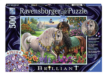 Promoties Ravensburger puzzel Starline Schitterend Paardenpaar - Ravensburger - Geldig van 10/10/2019 tot 29/10/2019 bij Dreamland