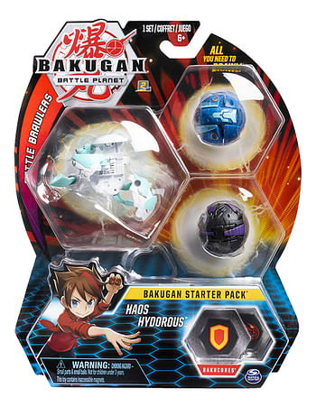 Promotions Bakugan Starter 3-Pack - Haos Hydorous - Spin Master - Valide de 04/11/2019 à 24/12/2019 chez Dreamland