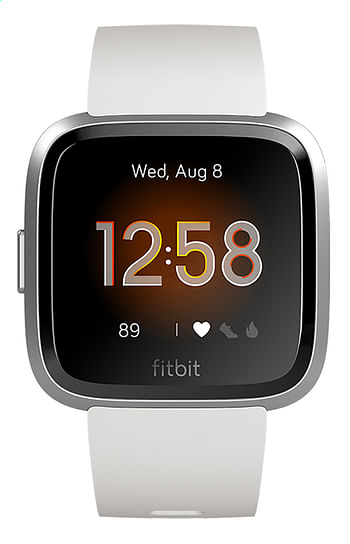 Promoties Fitbit montre connectée Versa Lite blanc - Fitbit - Geldig van 10/10/2019 tot 29/10/2019 bij Dreamland
