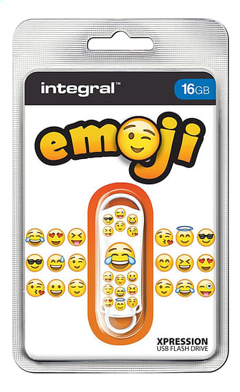 Promotions Integral clé USB Xpression Emoji 16 Go - Integral - Valide de 17/10/2019 à 04/12/2019 chez Dreamland