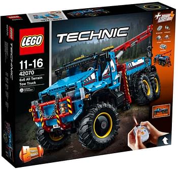 Promoties 42070 6X6 allterrain-sleepwagen - Lego - Geldig van 12/10/2019 tot 29/10/2019 bij ToyChamp