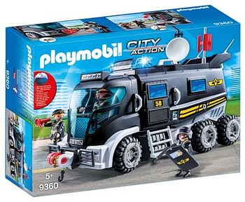Promoties 9360 SIE-truck met licht en geluid - Playmobil - Geldig van 19/10/2019 tot 08/12/2019 bij ToyChamp