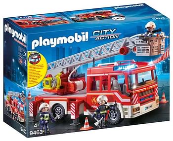 Promoties 9463 Brandweer ladderwagen - Playmobil - Geldig van 19/10/2019 tot 08/12/2019 bij ToyChamp