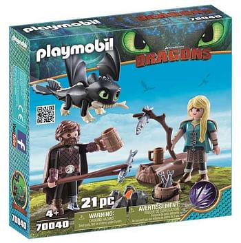 Promoties 70040 Hikkie en Astrid speelset - Playmobil - Geldig van 19/10/2019 tot 08/12/2019 bij ToyChamp