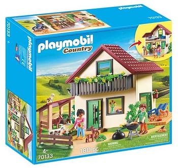 Promoties 70133 Moderne hoeve - Playmobil - Geldig van 19/10/2019 tot 08/12/2019 bij ToyChamp