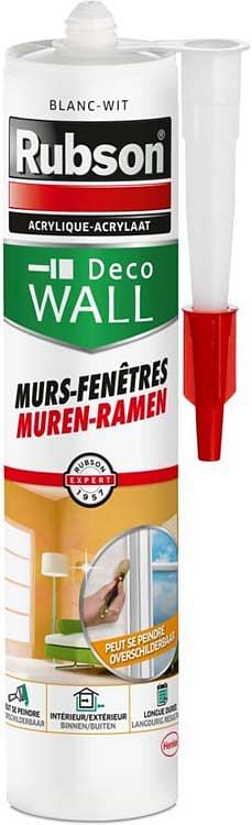 Promoties Rubson Deco Wall Acrylaatkit Muren & Ramen 280ml Wit - Zelfbouwmarkt - Geldig van 19/11/2019 tot 26/12/2019 bij Zelfbouwmarkt