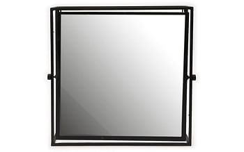 Promoties Spiegel Mirror In Frame, Vierkant = 52 cm b x 50 cm h x 13 cm d - By-Boo - Geldig van 03/01/2020 tot 16/02/2020 bij Goossens Wonen & Slapen