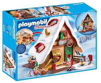 Promoties 9493 Kerstbakkerij met koekjesvormen - Playmobil - Geldig van 02/01/2020 tot 02/02/2020 bij ToyChamp