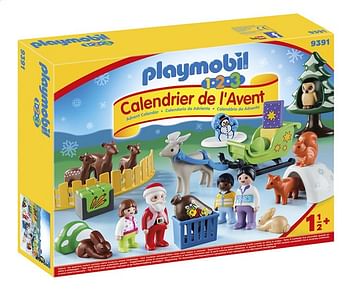 Promoties PLAYMOBIL 1.2.3 9391 Advent Kalender ""Kerstmis in het dierenbos"" - Playmobil - Geldig van 30/01/2020 tot 01/03/2020 bij Dreamland
