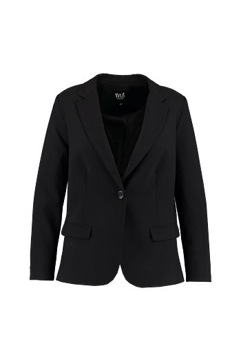 Promoties MS Mode Dames Blazer met Polygiene Zwart - Huismerk - MS Mode - Geldig van 19/02/2020 tot 09/03/2020 bij MS Mode