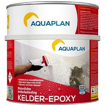 Promoties Kelder-epoxy' Aquaplan 1.5 L - Aquaplan - Geldig van 19/02/2020 tot 02/03/2020 bij Brico