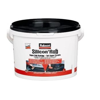 Promoties Rubson Silicon'Rub zwart 5kg - Rubson - Geldig van 19/02/2020 tot 16/03/2020 bij BricoPlanit