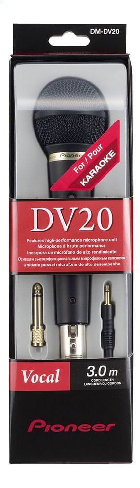 Promoties Pioneer microfoon DM-DV20 - Pioneer - Geldig van 19/03/2020 tot 09/04/2020 bij Dreamland