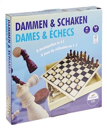 Promoties DreamLand dammen & schaken - Dreamland - Geldig van 17/02/2020 tot 30/06/2020 bij Dreamland