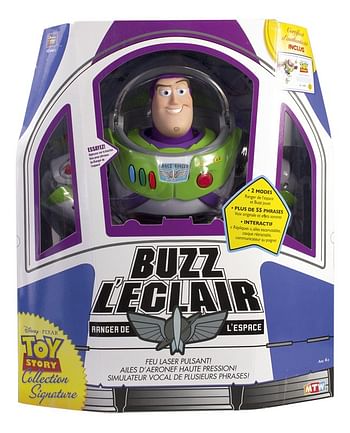 Promotions Figurine interactive Toy Story 4 Buzz L'Eclair Ranger de l'espace - Lansay - Valide de 17/02/2020 à 30/06/2020 chez Dreamland