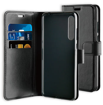 Promoties Huawei P20 Pro Gel Wallet Case Black - BeHello - Geldig van 11/05/2020 tot 31/05/2020 bij Auva