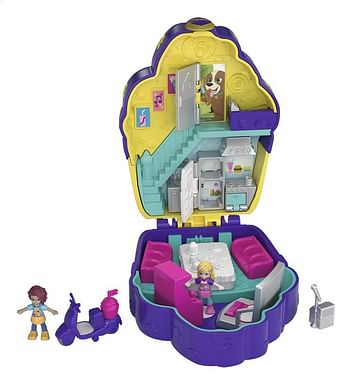 Promoties Polly Pocket speelset World Cupcake Compact - Mattel - Geldig van 18/02/2020 tot 31/08/2020 bij Dreamland
