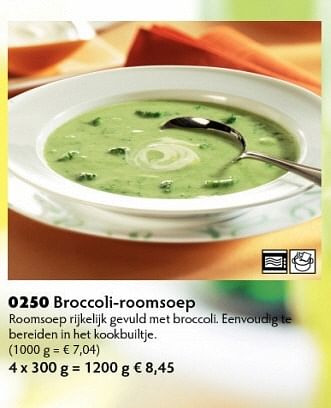 Promoties Broccoli-roomsoep - Sweetlife - Geldig van 01/10/2009 tot 31/03/2010 bij Bofrost