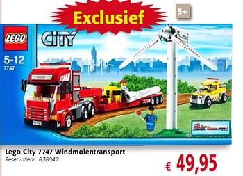 Promoties Lego City 7747 Windmolentransport - Lego - Geldig van 12/11/2009 tot 04/01/2010 bij Colruyt