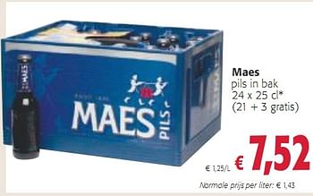 Promoties Maes - Maes - Geldig van 08/12/2009 tot 04/01/2010 bij Colruyt