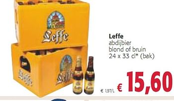 Promoties abdijbier blond of bruin - Leffe - Geldig van 08/12/2009 tot 04/01/2010 bij Colruyt