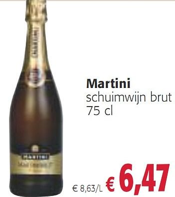Promoties Martini - Schuimwijnen - Geldig van 08/12/2009 tot 04/01/2010 bij Colruyt
