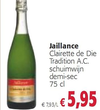 Promoties Jaillance - Schuimwijnen - Geldig van 08/12/2009 tot 04/01/2010 bij Colruyt