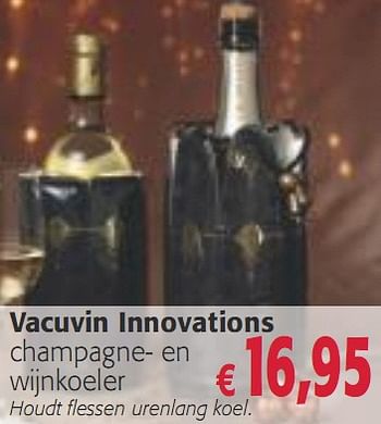 Promoties Vacuvin innovation - Vacuvin - Geldig van 08/12/2009 tot 04/01/2010 bij Colruyt
