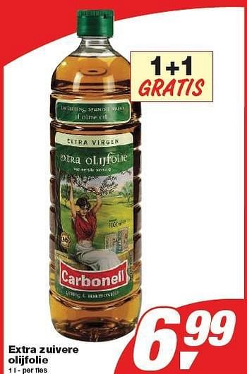 Promoties Extra zuivere olijfolie - Carbonell - Geldig van 30/12/2009 tot 12/01/2010 bij Makro