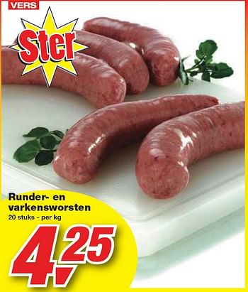 Promoties Runder- en varkensworsten - Beenhouwerij - Geldig van 30/12/2009 tot 12/01/2010 bij Makro