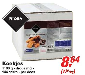 Promotions Koekjes - Rioba - Valide de 30/12/2009 à 12/01/2010 chez Makro