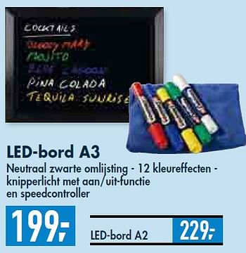 Promoties LED - bord A3 - Huismerk - Makro - Geldig van 30/12/2009 tot 26/01/2010 bij Makro