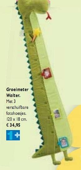 Promoties Groeimeter Walter. - Huismerk - krokodil - Geldig van 01/01/2010 tot 31/01/2010 bij Krokodil