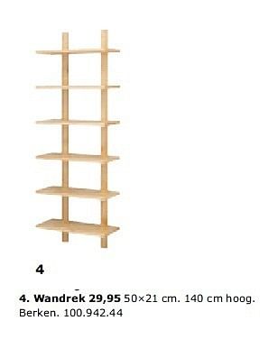 - Ikea Wandrek 29,95 - Promotie bij Ikea